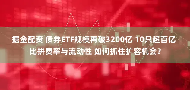 掘金配资 债券ETF规模再破3200亿 10只超百亿 比拼费率与流动性 如何抓住扩容机会？