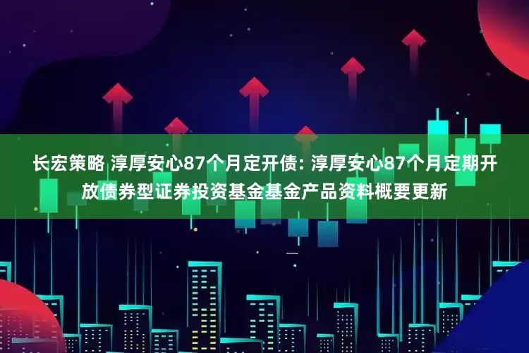 长宏策略 淳厚安心87个月定开债: 淳厚安心87个月定期开放债券型证券投资基金基金产品资料概要更新