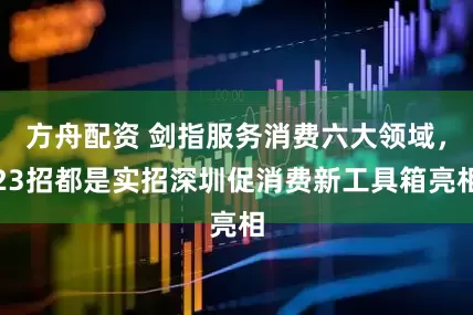方舟配资 剑指服务消费六大领域，23招都是实招深圳促消费新工具箱亮相