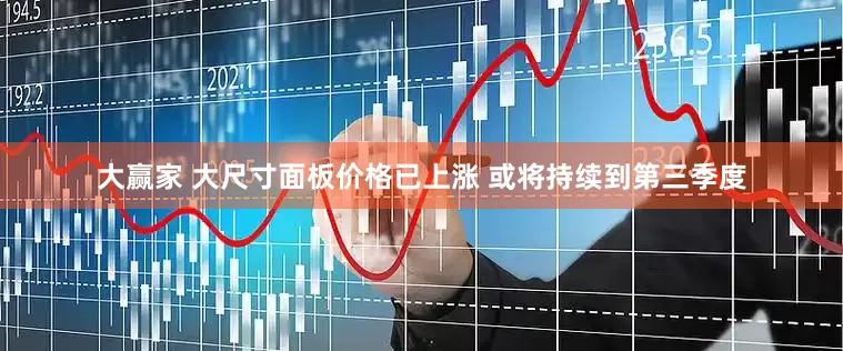 大赢家 大尺寸面板价格已上涨 或将持续到第三季度