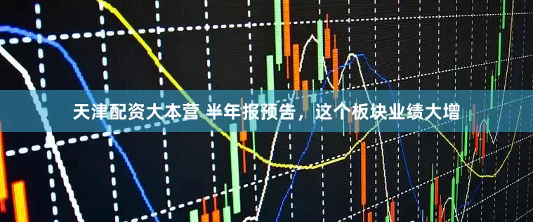 天津配资大本营 半年报预告，这个板块业绩大增